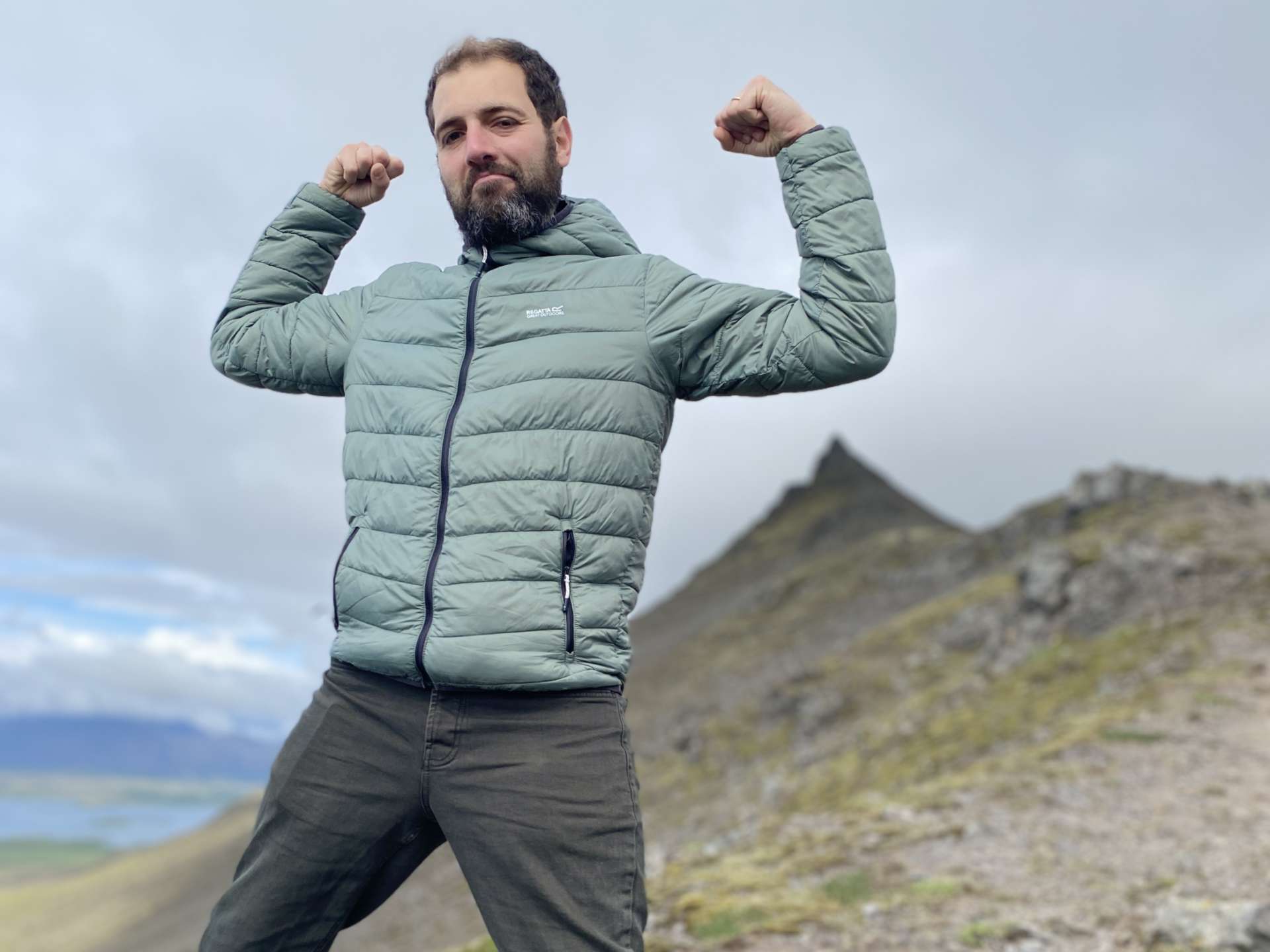 Me after climbing most of Akrafjall